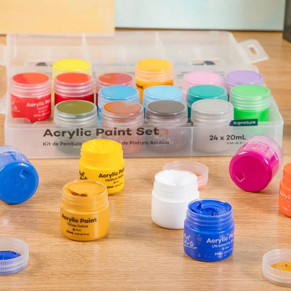 Mont-Marte-Acrylic-Paint-Set-Signature-24-pc-20-ml-0.67-US-fl-oz-MSCH2420_V01-Lifestyle1.webp