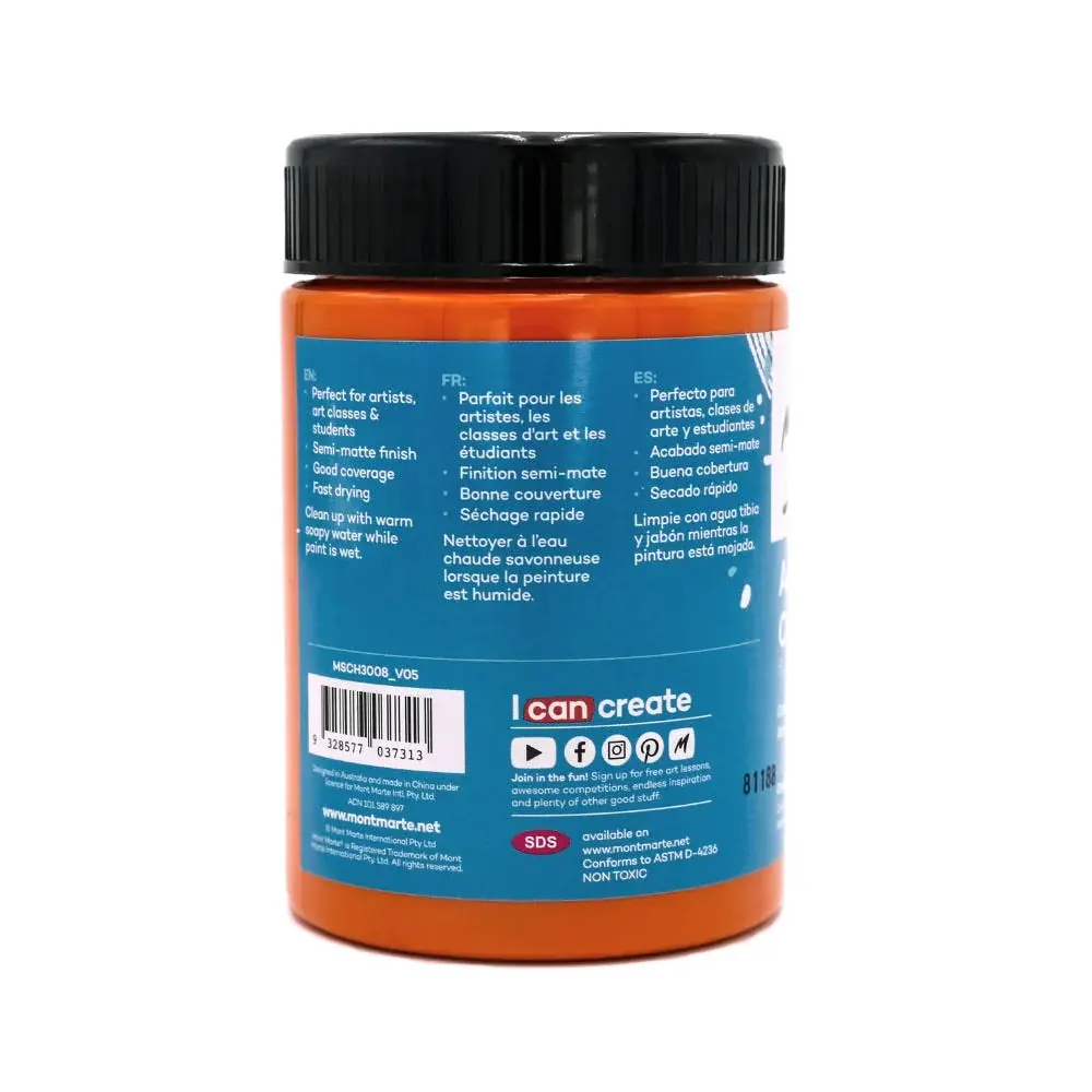 mont-marte-acrylic-colour-paint-signature-300ml-10-1oz-orange_back.webp