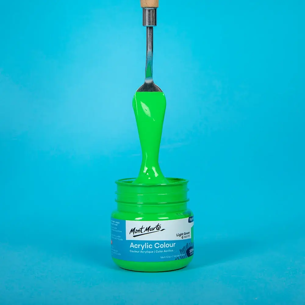 Mont-Marte-Acrylic-Colour-Paint-Signature-100ml-Tub-LightGreen-MSCH1022_V08-Feature.webp