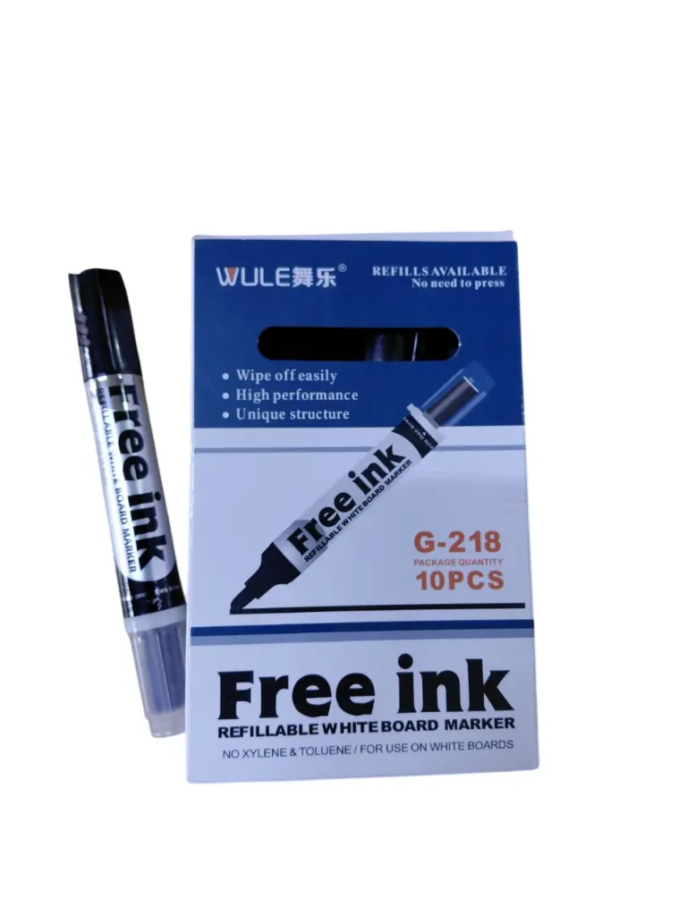Free Ink Whiteboard Markers – Black (Pack of 10)