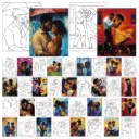 Pre-Drawn Canvas Panel 20x25cm – Ready-to-Paint Art Canvas