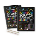 DIY Magic Black Scratch Art Paper Book – Rainbow Scratch Painting