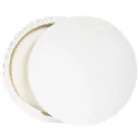 Premium 25cm Stretched Round Canvas for Painting