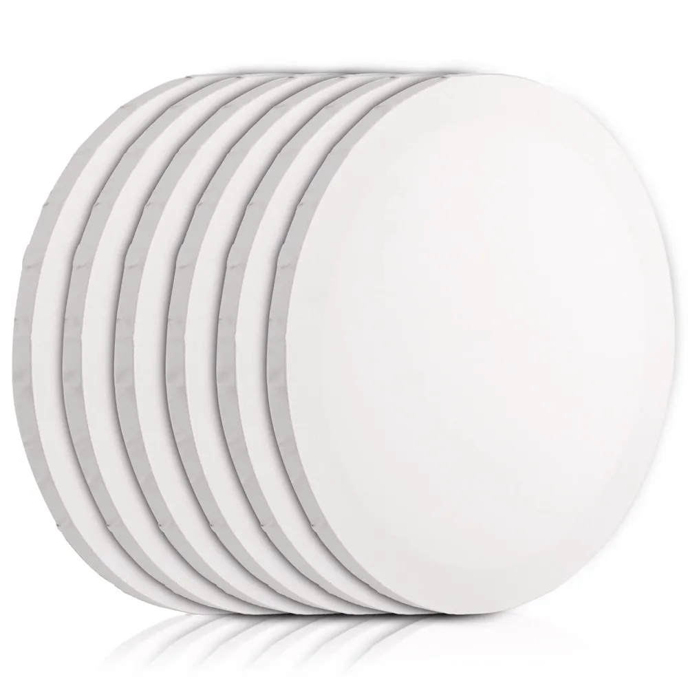 30cm Round Primed Canvas