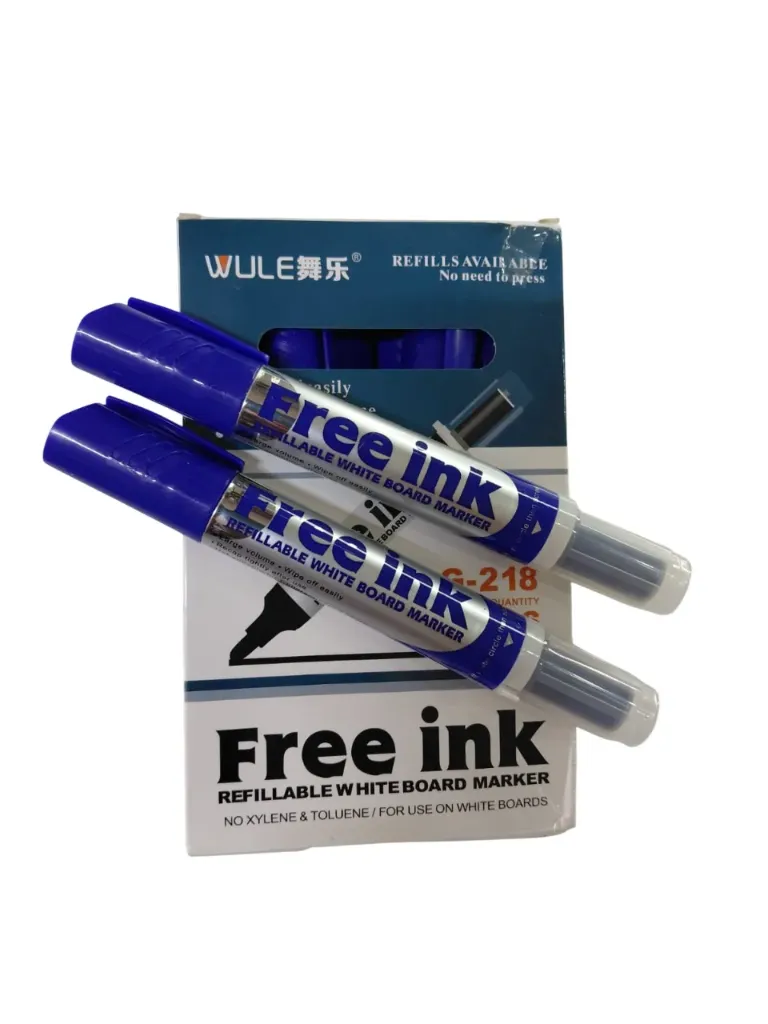 Free Ink Whiteboard Markers – Blue (10pcs)