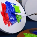 20cm Round Canvas Board – Premium Painting Canvas