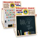 Children's Educational Blackboard & Whiteboard Learning Station