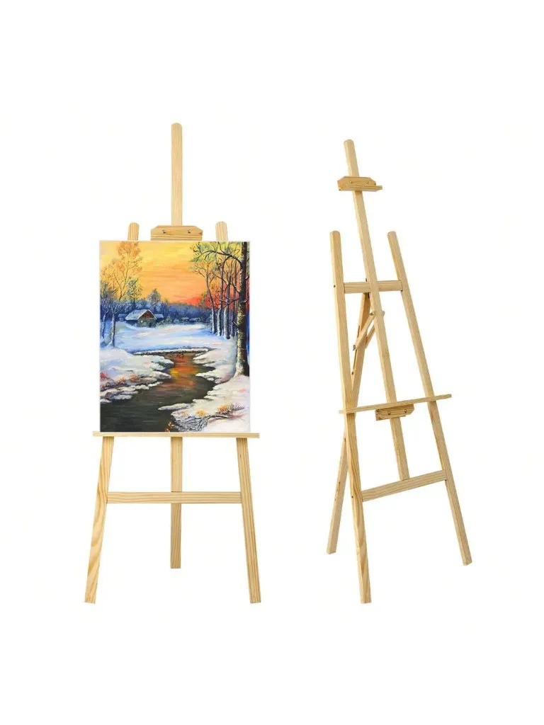 Artist Wooden Easel Stand – 1.5m (Adjustable, Up to A1)