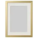 Gold A2 Picture Frame with Glass - Luxury Display