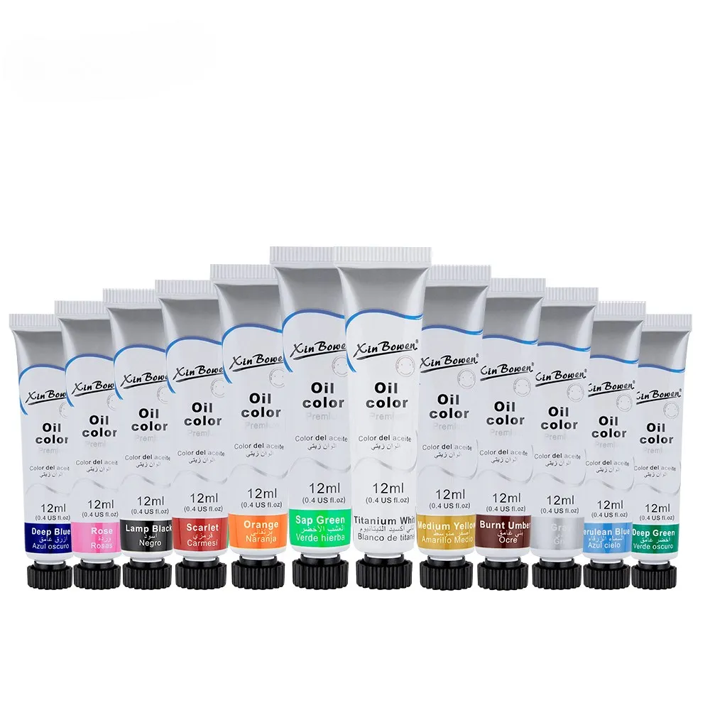 Artist Oil Paint Set – 12ML (12 Colors)