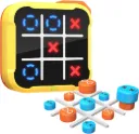 Tic Tac Toe 3-in-1 Handheld Puzzle Game Console