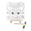 Pre-Drawn Canvas with Stand Combo Kit – 20 x 20 cm