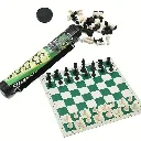 Premium Chess Mat with Artificial Leather – 50 x 50 cm