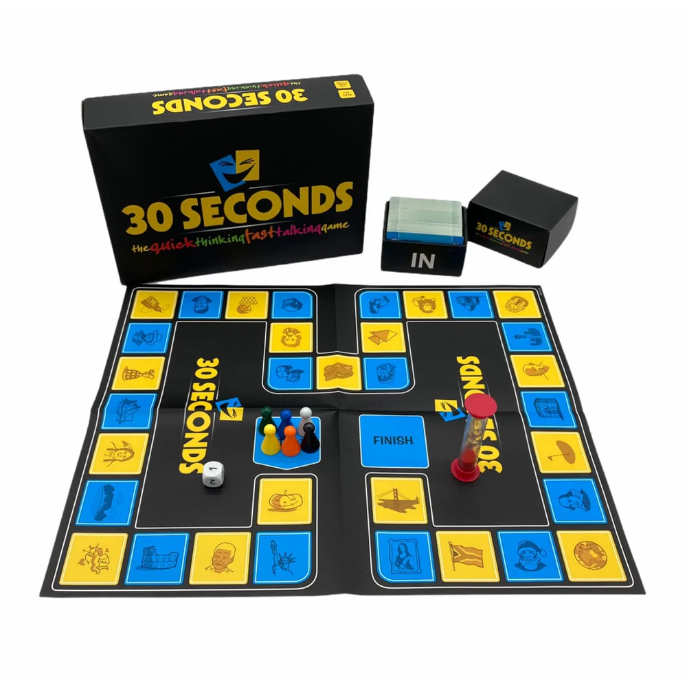 30 Seconds Game – Fast-Paced Family & Friends Board Game