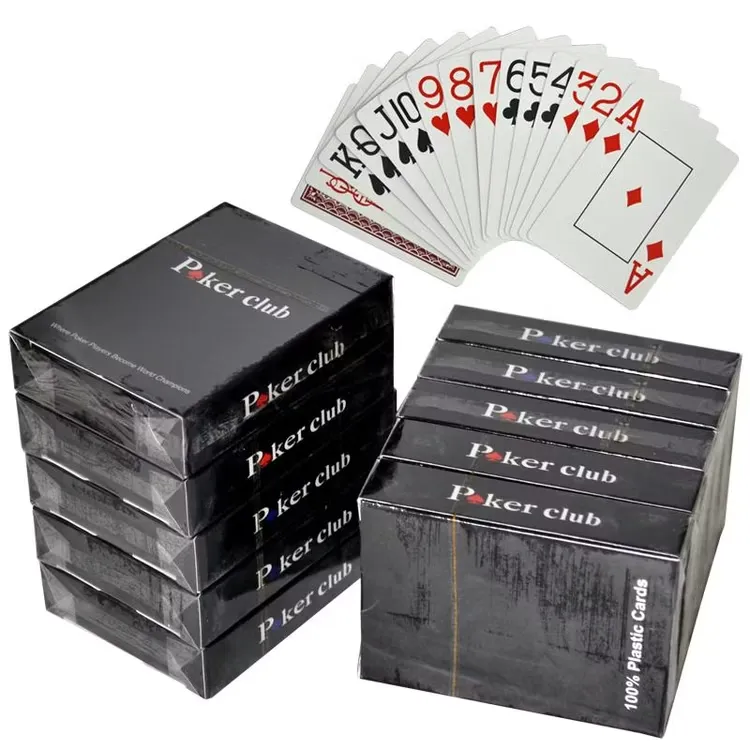 Poker Club Cards – Plastic PVC Waterproof Playing Cards