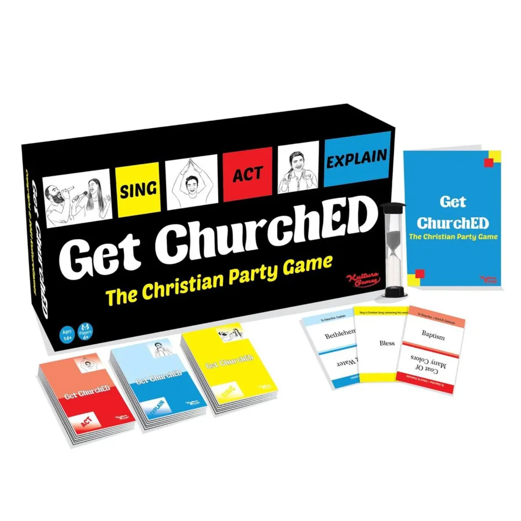 Get ChurchED – Christian Party Game (Sing, Act & Explain)