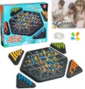 Linkage Geometry Game – Triangle Triggle Strategy Board Game (2–4 Players)