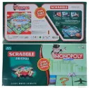 Scrabble & Monopoly 2-in-1 Board Game Set – Double the Fun in One Box