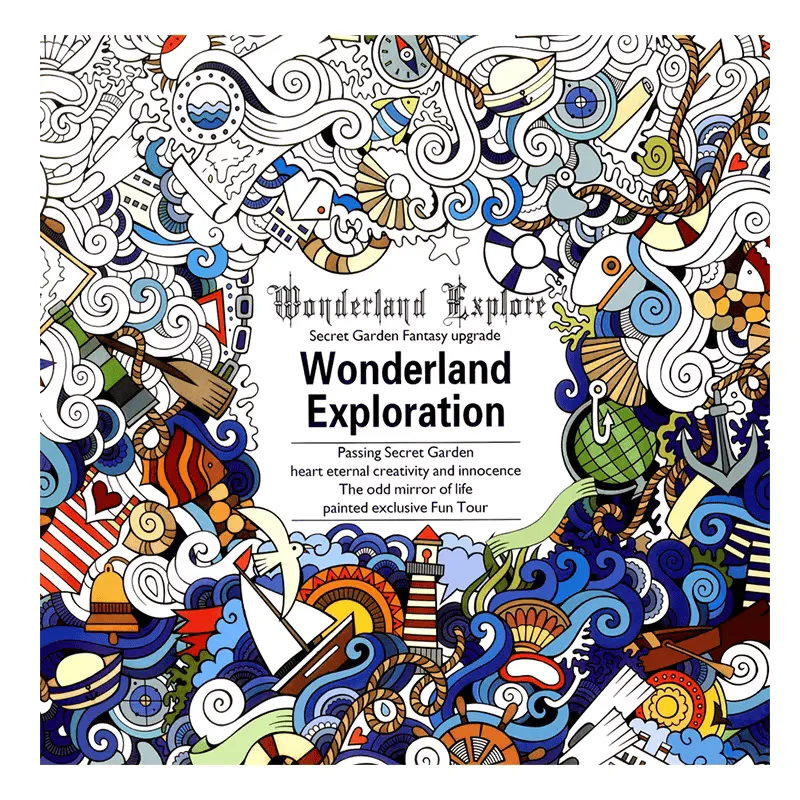 Wonderland Explore Coloring Books
