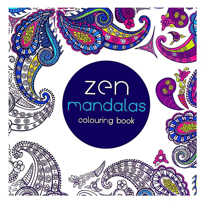 Mandala & Floral Coloring Book