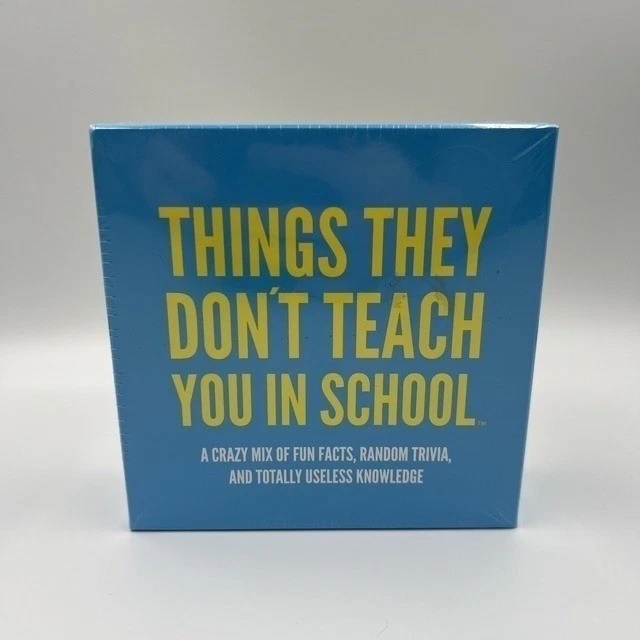 Things They Don’t Teach You in School