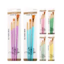 3-Piece Nylon Hair Paint Brush Set