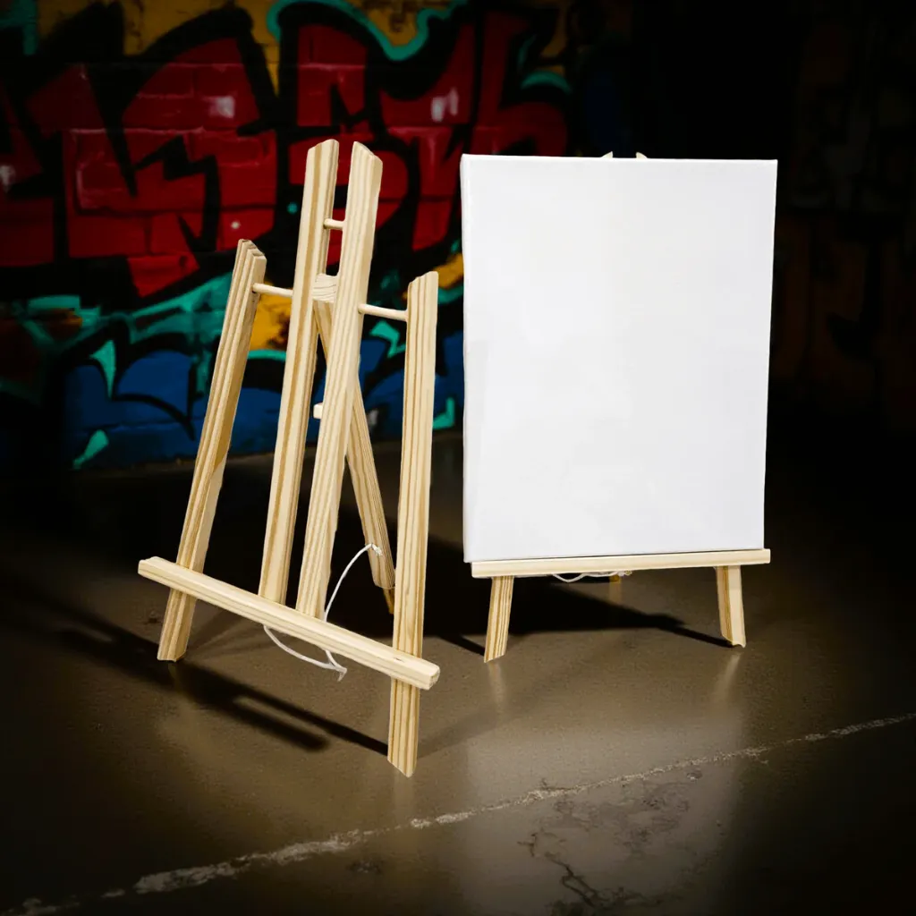 30 × 40 cm Canvas with Stand – Premium Painting & Display Set