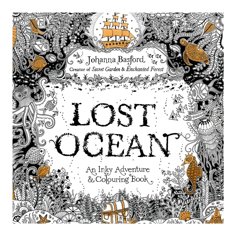 Lost Ocean Coloring Book