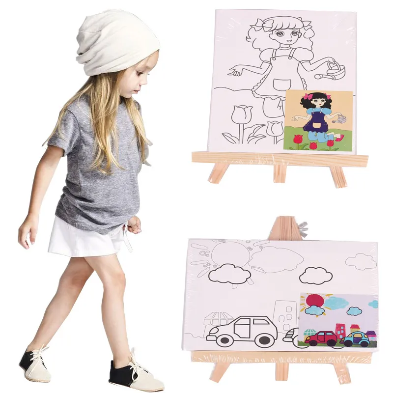 Pre-Drawn Canvas (20×30 cm)