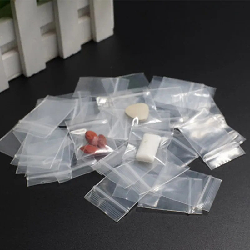 Ziplock Bags 5 × 7 cm (100 Pieces) Clear Resealable Storage Bags