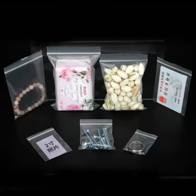 Ziplock Bags 7 × 10 cm – 100 Pieces (1/8 KG)