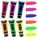 Rose Red Glow in the Dark Face & Body Paint 14ml