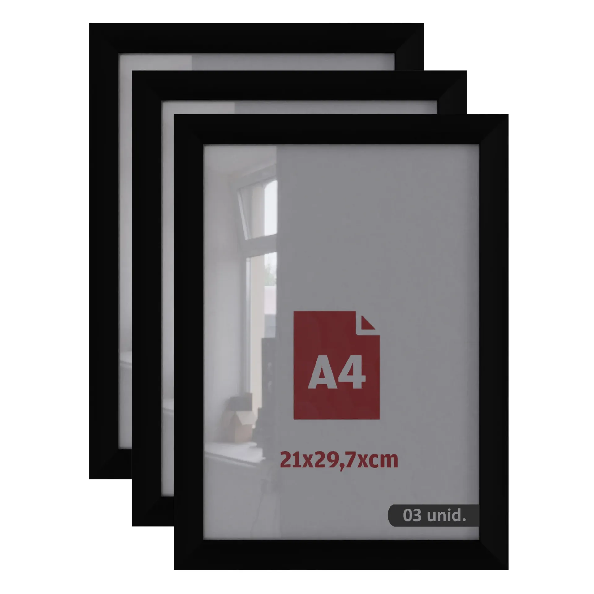 A4 Glass Front Certificate & Picture Frame
