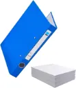 A4 Ring Binder Folder Blue
