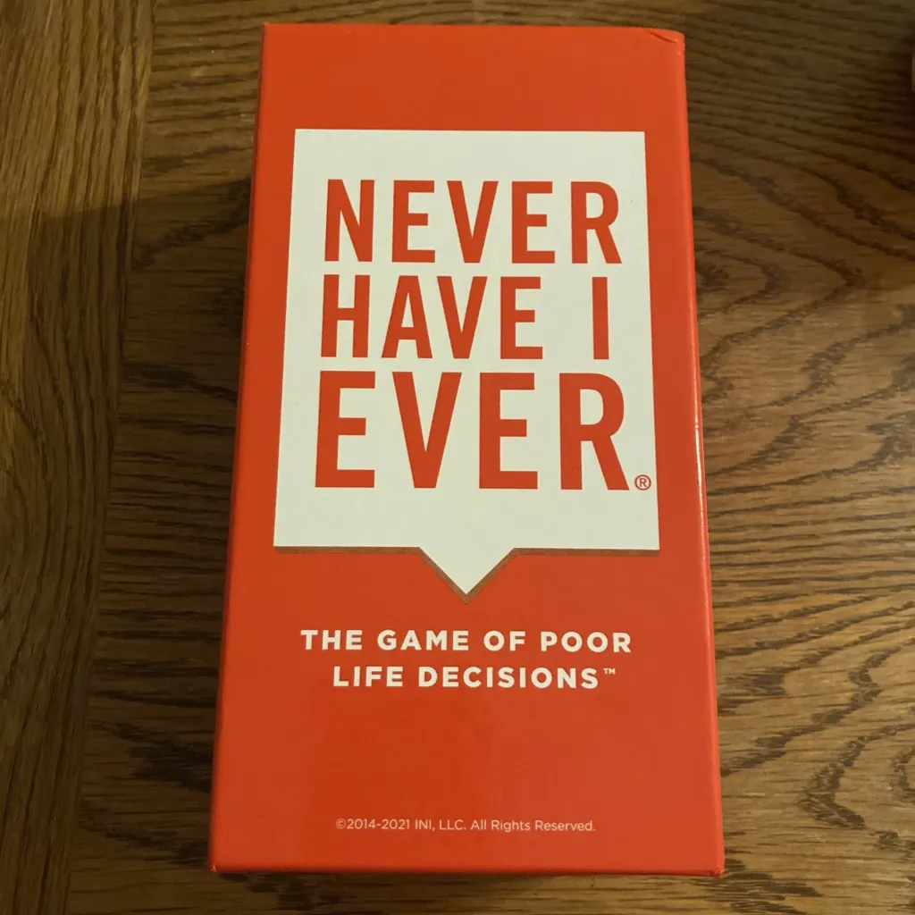 Never Have I Ever Card Game