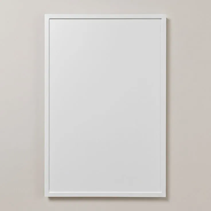 A1 White Photo Frame with Glass