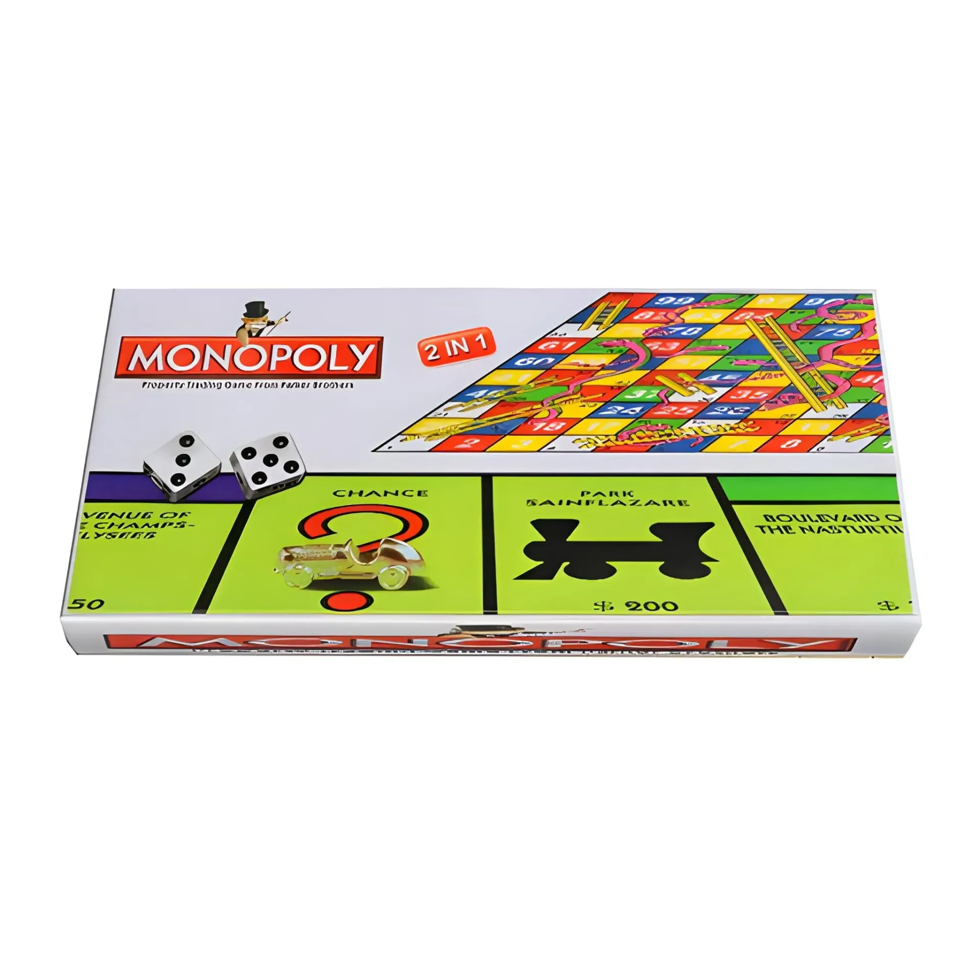 Monopoly and Snake & Ladders 2 In 1