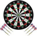 Double-Sided 18-Inch Dart Board Set