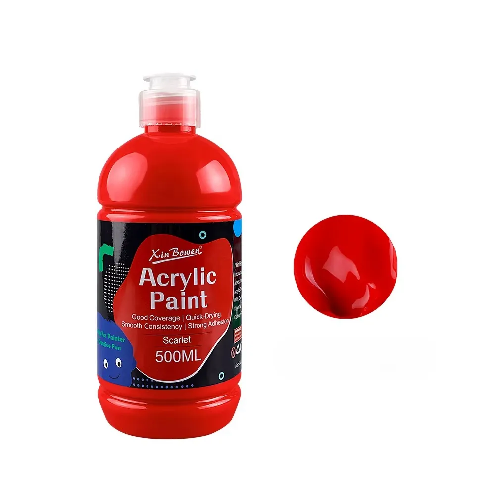 Red 500ML Acrylic Paint