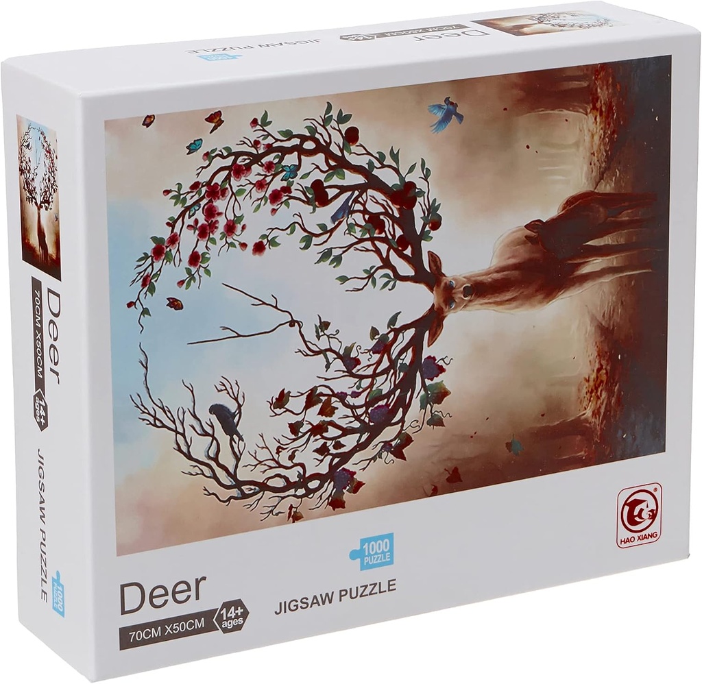 Elk in the Jungle Wooden Jigsaw Puzzle