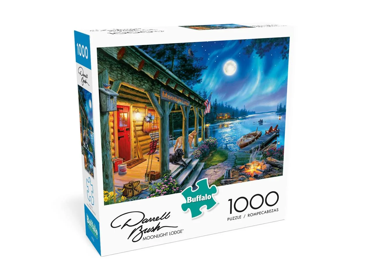Moonlight Lodge Jigsaw Puzzle 1000 Pieces