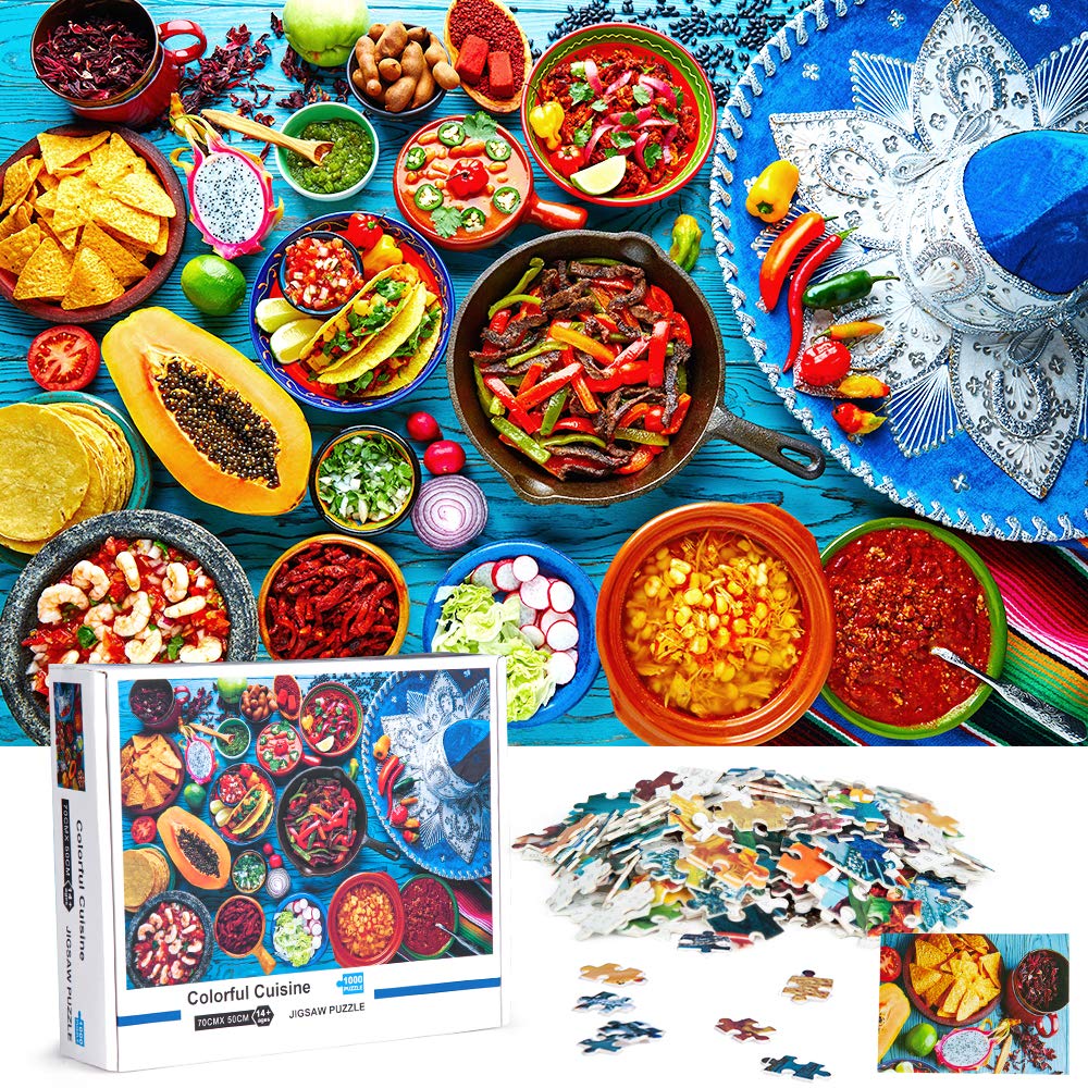 Colorful Food Jigsaw Puzzle 1000 Pieces