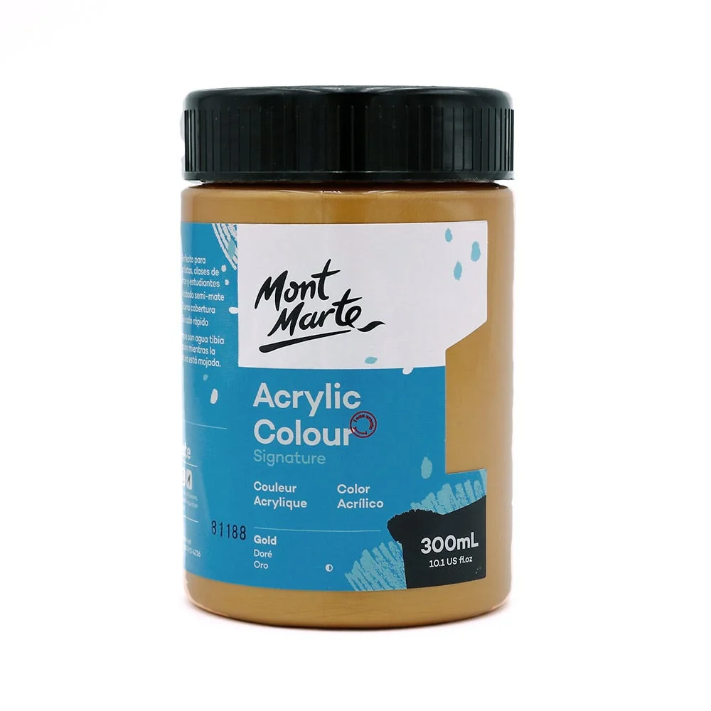 Acrylic Colour Paint Signature 300ml - Gold