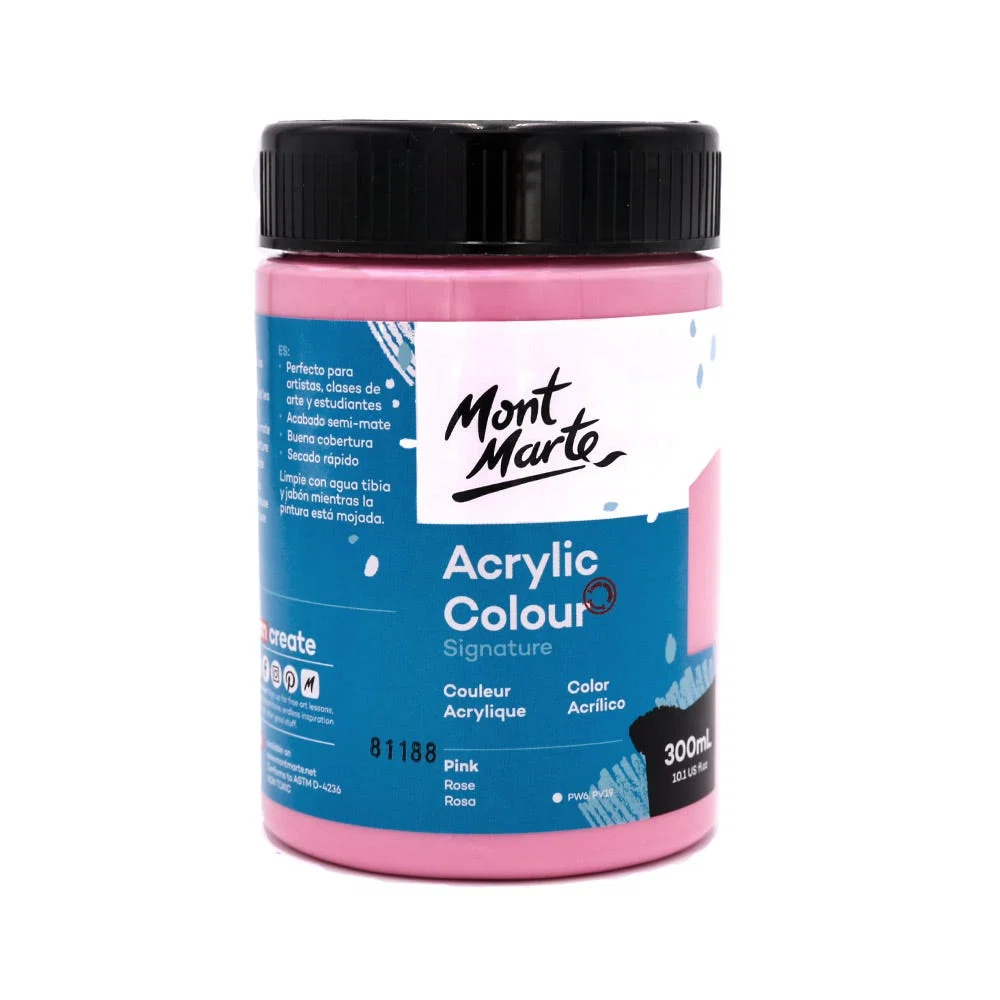 Acrylic Colour Paint Signature 300ml – Pink