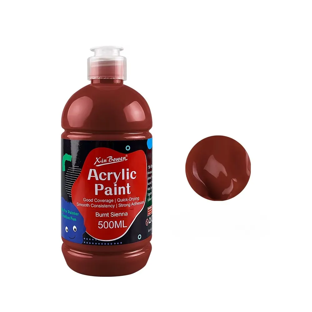 Burnt Sienna 500ML Acrylic Paint