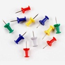 Push Thumb Pins for Notice Boards – Multicolour Pack of 50