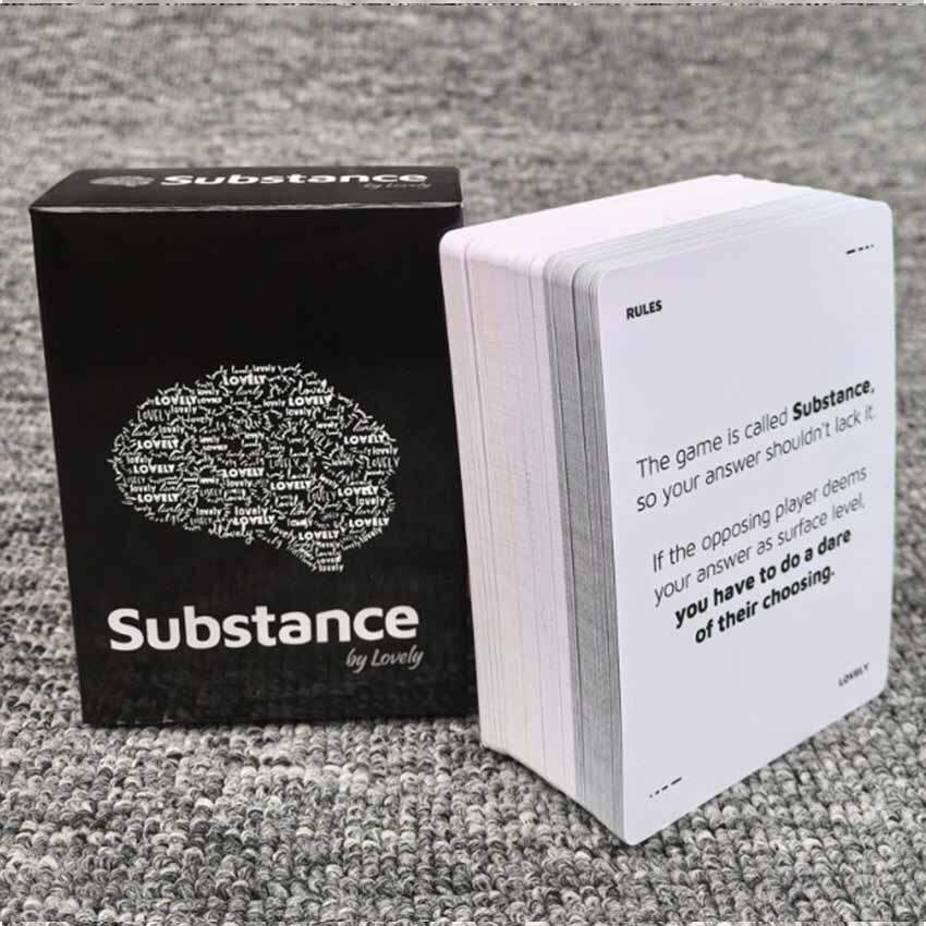 Substance Conversation Card Game