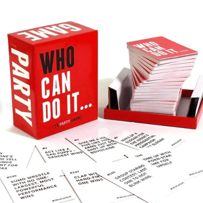 Who Can Do It Party Game