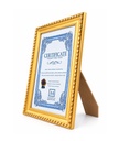 A4 Gold Certificate Frame