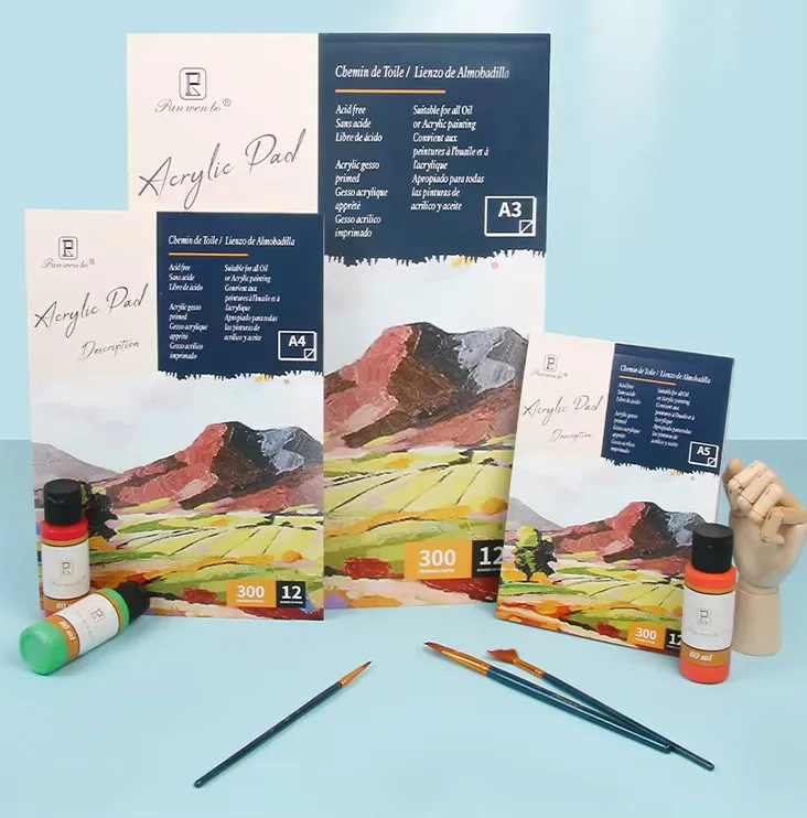 A3 Acrylic Painting Pad – Premium Artist Paper for Acrylics